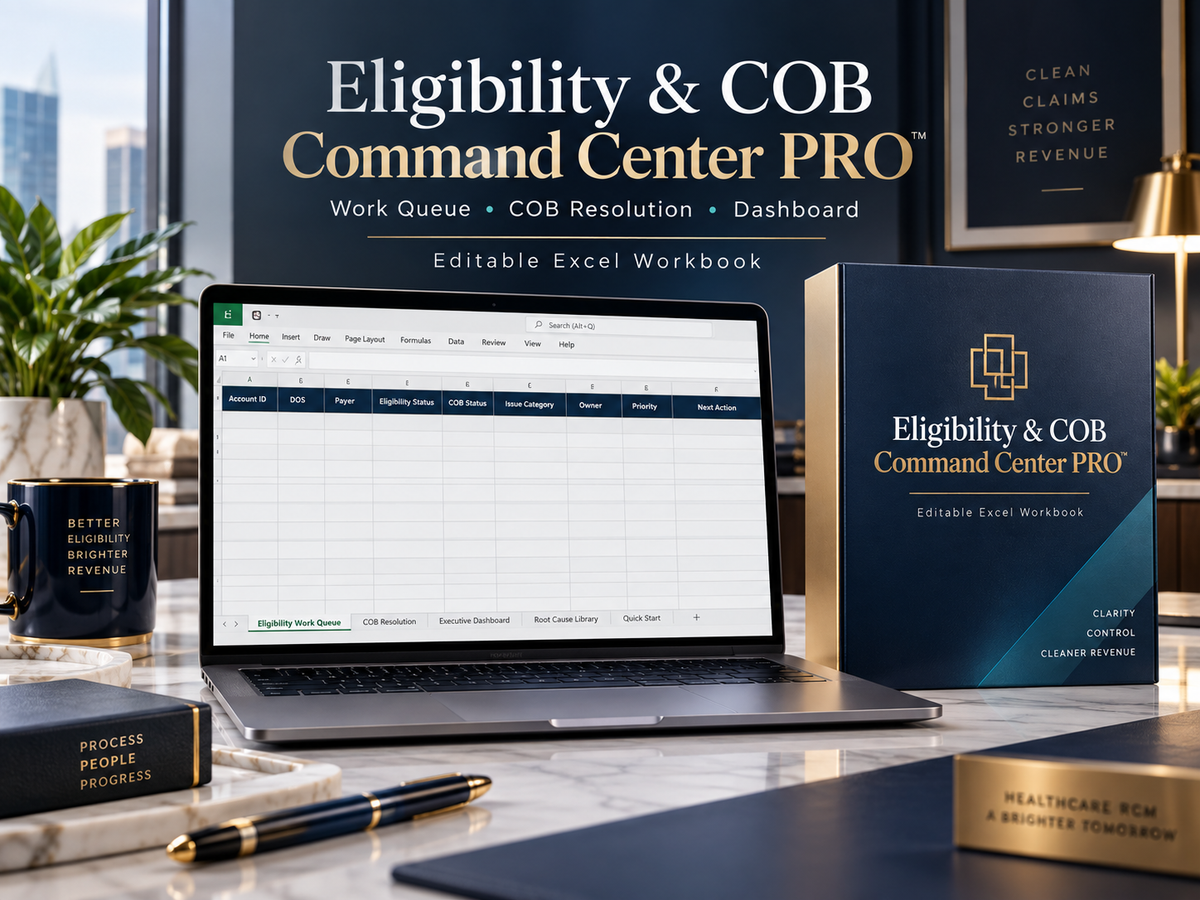 Eligibility & COB Command Center PRO | Patient Access Excel Work Queue