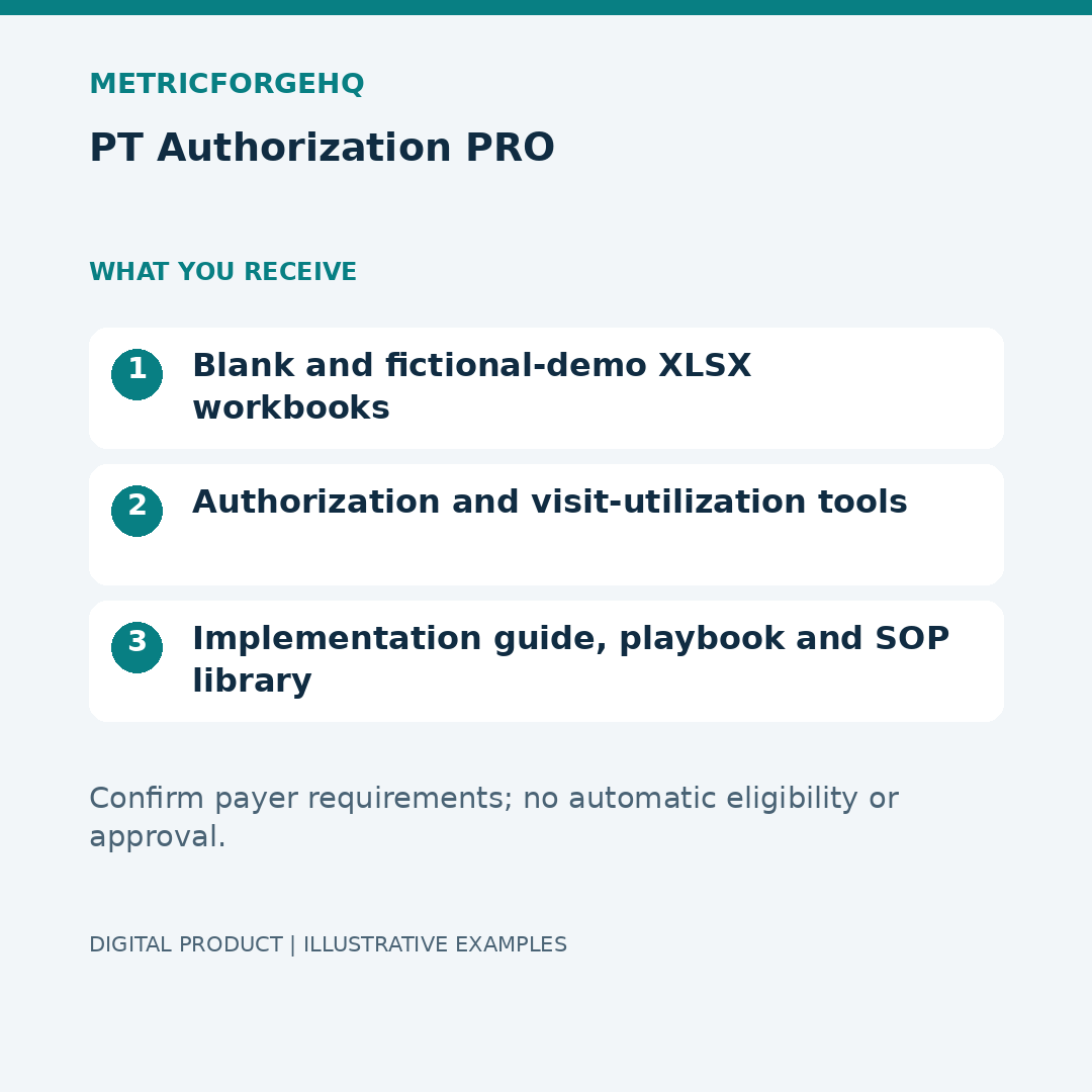 PT Authorization PRO — Contents