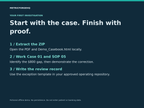 Cash Integrity manual How To Start