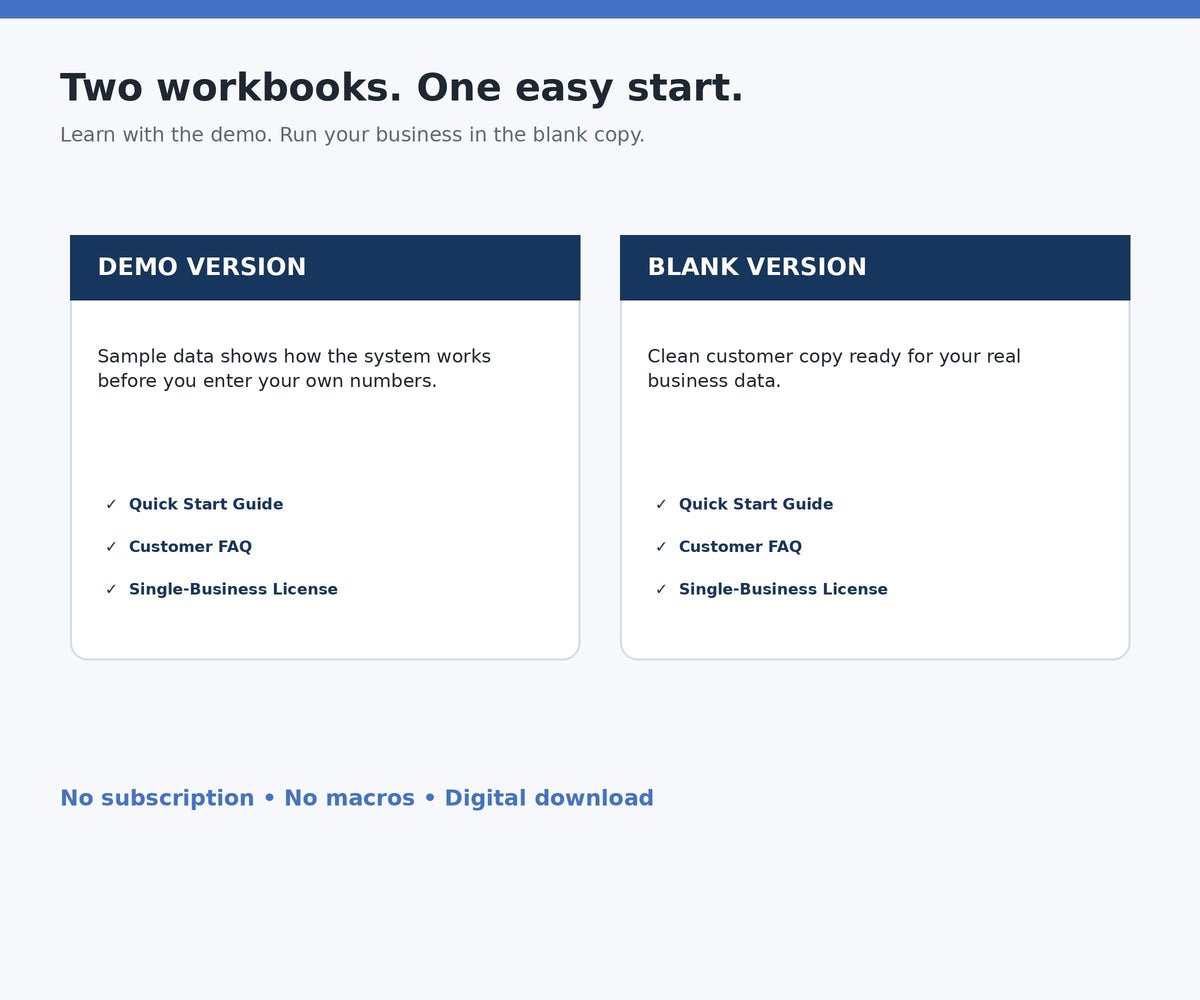Small Business Bookkeeping Spreadsheet Excel - product preview 6