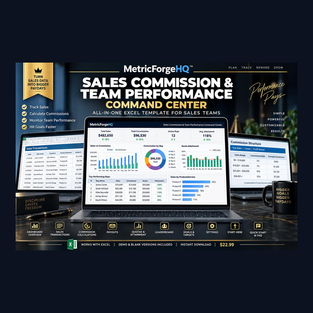 Sales Dashboard Excel Template - product preview 7