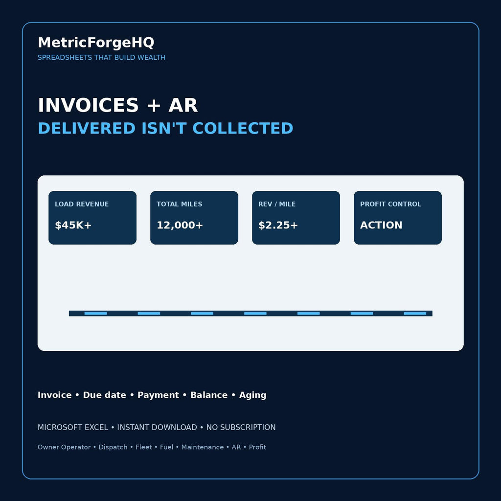 Owner Operator Spreadsheet Excel - product preview 8