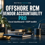 MetricForgeHQ Offshore RCM Vendor Accountability PRO product cover