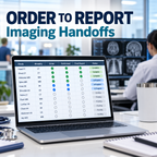 Illustrative premium healthcare operations desk for radiology-order-report; actual workbook preview appears in the next listing image