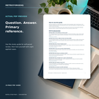 Actual PDF study guide page preview in studio setting