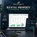 MetricForgeHQ Rental Property Portfolio and Investment Command Center product mockup