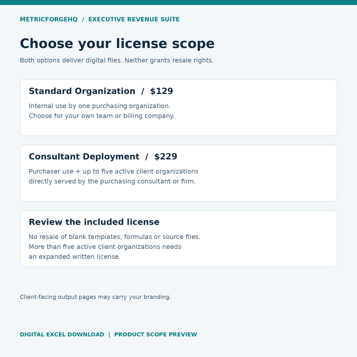 Suite 03 License Choice