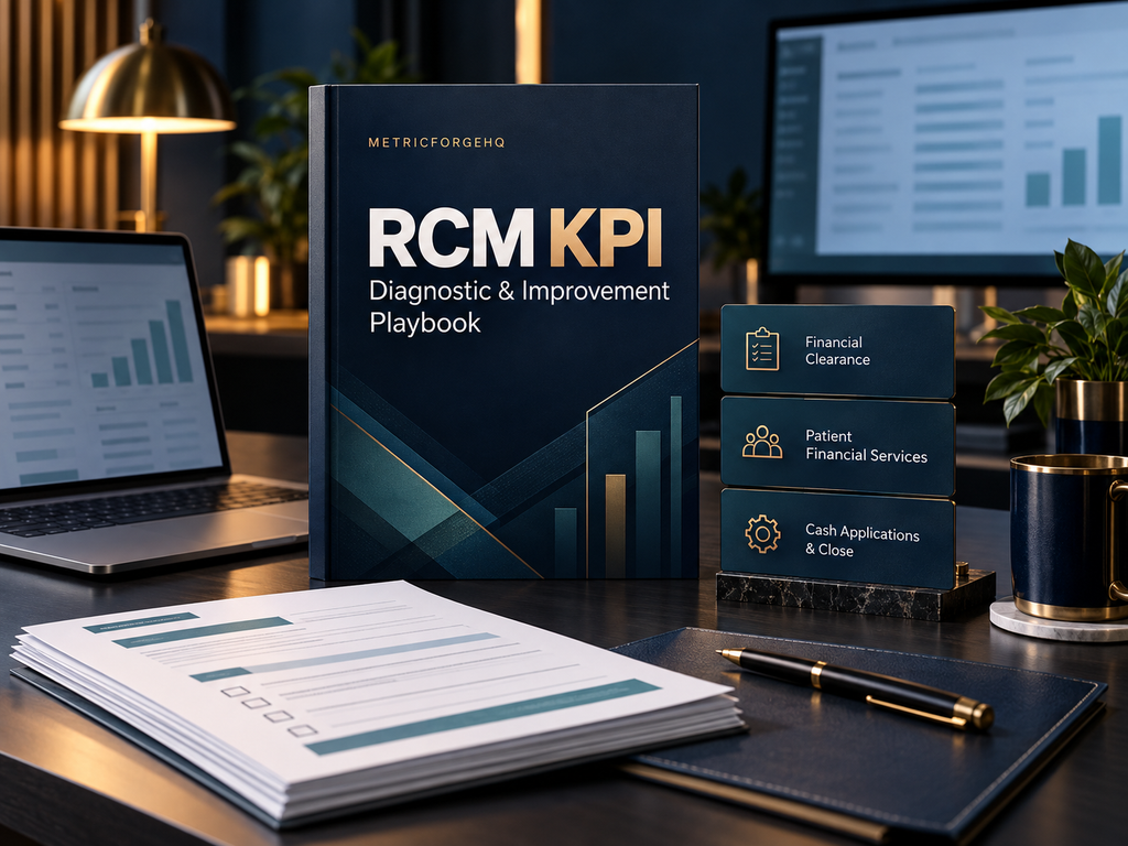 Conceptual digital playbook mockup; Financial Clearance, PFS, Cash Applications and Close